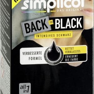 Vopsea pentru reimprospatarea/revigorarea culorii negre, Simplicol, 400 g